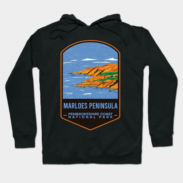 Marloes Peninsula Pembrokeshire Coast National Park Hoodie by JordanHolmes